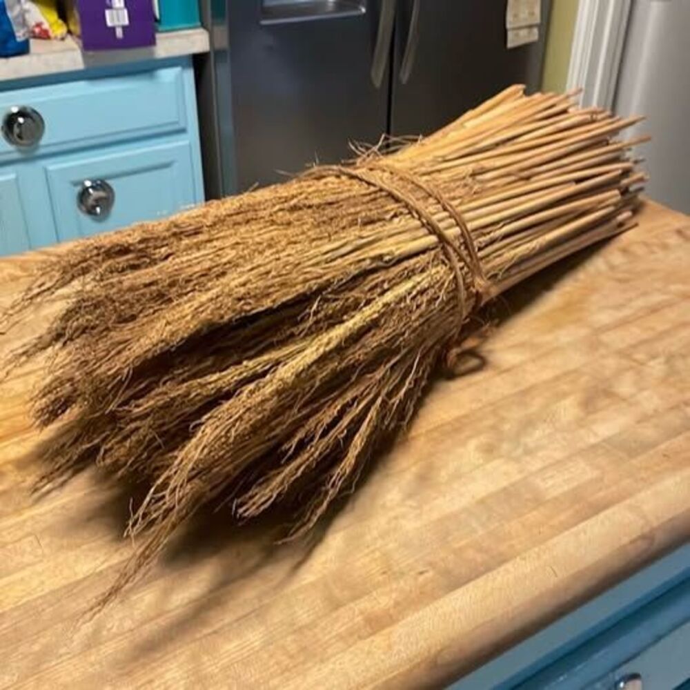 Natural Dried Broomcorn Straw Bundle